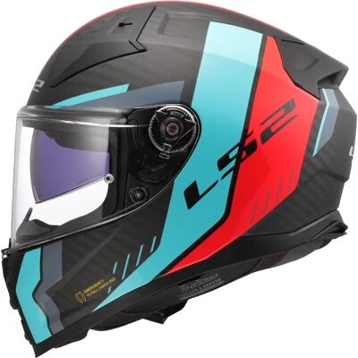 Casco Integral LS2 FF811 Vector II Carbono - Rojo - Casco Completo Casco Integral LS2 FF811 Vector II Carbono - Rojo - Casco Completo