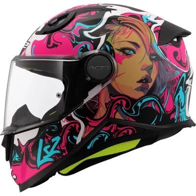 Casco de Motocicleta Infantil LS2 FF812 - Púrpura - Casco de Motocicleta Casco de Motocicleta Infantil LS2 FF812 - Púrpura - Casco de Motocicleta