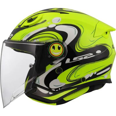 Casque enfant LS2 OF622 Funny II - Jaune - Casque moto pour enfants Casque enfant LS2 OF622 Funny II - Jaune - Casque moto pour enfants