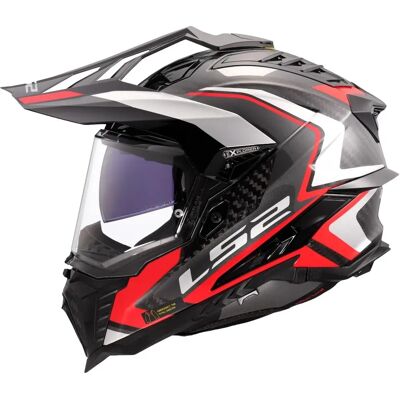 Casco da fuoristrada LS2 MX701 Explorer C in Carbonio - Casco Moto Casco da fuoristrada LS2 MX701 Explorer C in Carbonio - Casco Moto