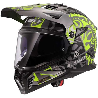 Casco Cross LS2 MX702 Pioneer II Amarillo - Casco Casco Cross LS2 MX702 Pioneer II Amarillo - Casco