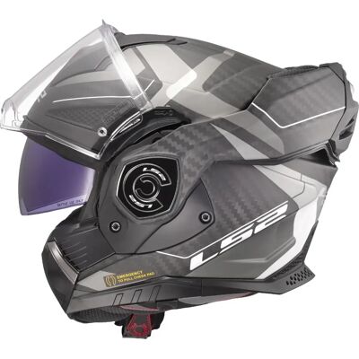 LS2 FF901 Advant X C Ezüst-Homokszürke - Moduláris Sisak LS2 FF901 Advant X C Ezüst-Homokszürke - Moduláris Sisak