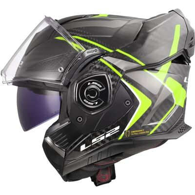LS2 Ff901 Advant X Carbon Future II - Black/Yellow LS2 Ff901 Advant X Carbon Future II - Black/Yellow