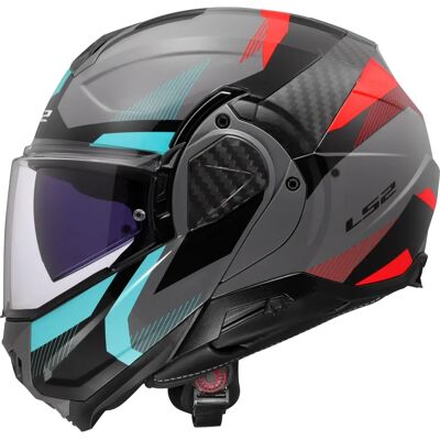 LS2 FF910 Advant II Triple Nardo Grau / Blau / Rot - Motorradhelm LS2 FF910 Advant II Triple Nardo Grau / Blau / Rot - Motorradhelm