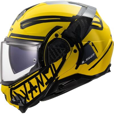 LS2 FF910 ADVANT II Gult - Motorsykkelhjelm LS2 FF910 ADVANT II Gult - Motorsykkelhjelm
