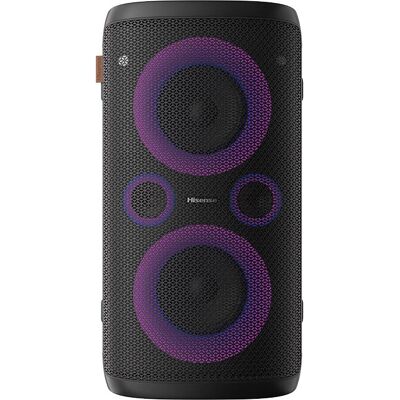 Haut-parleur Bluetooth portable Hisense PartyRocker One HP100 - 300 W, Noir, Vert - Publicité Haut-parleur Bluetooth portable Hisense PartyRocker One HP100 - 300 W, Noir, Vert - Publicité