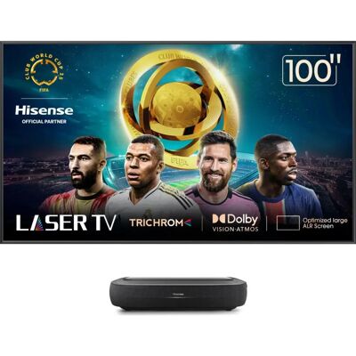 Hisense 100L9HD Laser TV à courte focale 4K - Publicité Hisense 100L9HD Laser TV à courte focale 4K - Publicité
