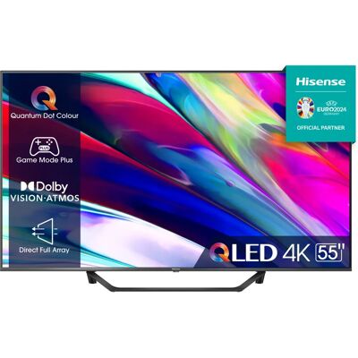 Téléviseur intelligent Hisense 55A7KQ 55" 4K Ultra HD QLED Noir - Publicité Téléviseur intelligent Hisense 55A7KQ 55" 4K Ultra HD QLED Noir - Publicité