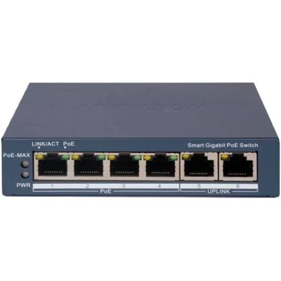 Switch gestito Hikvision DS-3E1506P-EI - 4 Porte Gigabit PoE Switch gestito Hikvision DS-3E1506P-EI - 4 Porte Gigabit PoE