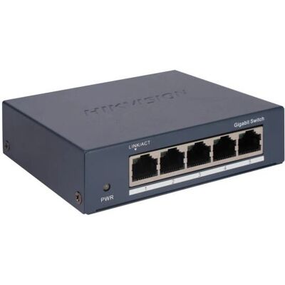 Hikvision Switch 5 Gigabit RJ45 Ports - Unmanaged Desktop Switch DS-3E0505-O Hikvision Switch 5 Gigabit RJ45 Ports - Unmanaged Desktop Switch DS-3E0505-O