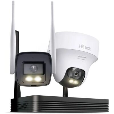 Hikvision HiLook IKS-2044BTH-PH/W 2 Kameras Wireless 4MP Kit - Überwachungssystem Hikvision HiLook IKS-2044BTH-PH/W 2 Kameras Wireless 4MP Kit - Überwachungssystem