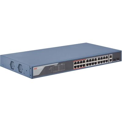 Hikvision DS-3E1326P-EI(B) Switch - 24-port PoE - Hanterad Ethernet Hikvision DS-3E1326P-EI(B) Switch - 24-port PoE - Hanterad Ethernet