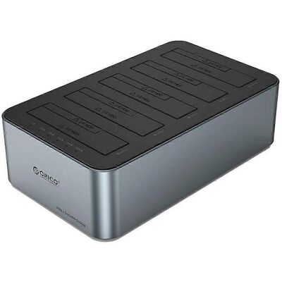 Estación de acoplamiento Orico - 5 puertos - Clonación, USB-C, Negro Estación de acoplamiento Orico - 5 puertos - Clonación, USB-C, Negro