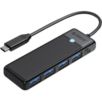 Orico Hub 4-in-1 USB-A 3.0 Schwarz - USB Hub und Dockingstation Orico Hub 4-in-1 USB-A 3.0 Schwarz - USB Hub und Dockingstation