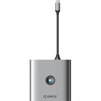 Orico 6-v-1 Hub Adaptér - 4K HDMI, USB-A 3.0, USB-C, 100W PD Orico 6-v-1 Hub Adaptér - 4K HDMI, USB-A 3.0, USB-C, 100W PD