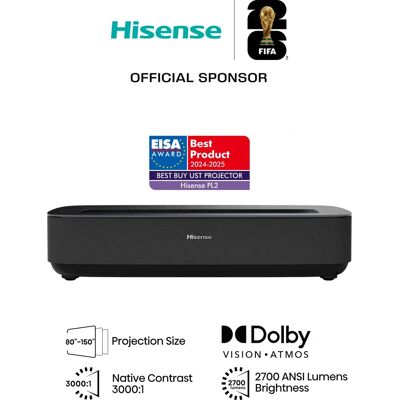 Hisense PL2TUK Ultra short throw projector - Data Projector Hisense PL2TUK Ultra short throw projector - Data Projector