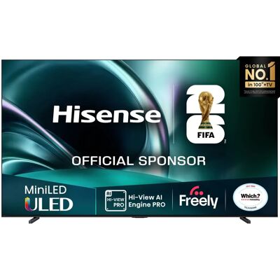 Hisense 100U7QTUK TV - 100-inch 4K Ultra HD Smart TV - Black Hisense 100U7QTUK TV - 100-inch 4K Ultra HD Smart TV - Black