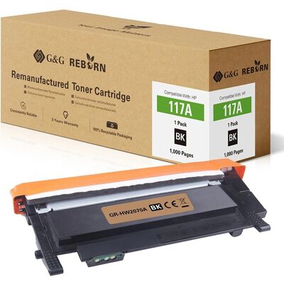 G&G 21277 Toner Cartridge - Zwart - Compatibel met HP 117A G&G 21277 Toner Cartridge - Zwart - Compatibel met HP 117A