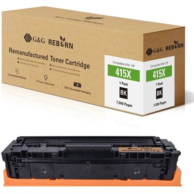 G&G HP 415X Schwarzer Toner - Tonerpatrone G&G HP 415X Schwarzer Toner - Tonerpatrone