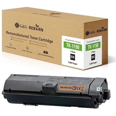 Toner noir G&G pour Kyocera TK-1150 - Cartouche de toner - Publicité Toner noir G&G pour Kyocera TK-1150 - Cartouche de toner - Publicité