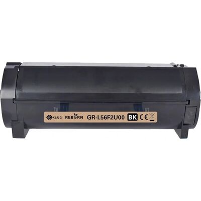 Toner Reborn Noir G&G pour Lexmark 56F2U00 - Cartouche de toner - Publicité Toner Reborn Noir G&G pour Lexmark 56F2U00 - Cartouche de toner - Publicité