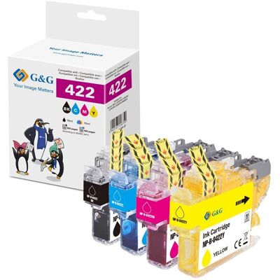 G&G - GP-B422BKCMY-4P - Multicolor - Cartouche d'encre - Publicité G&G - GP-B422BKCMY-4P - Multicolor - Cartouche d'encre - Publicité