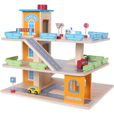 ECOTOYS 1085 Speelset - Garage met auto's ECOTOYS 1085 Speelset - Garage met auto's