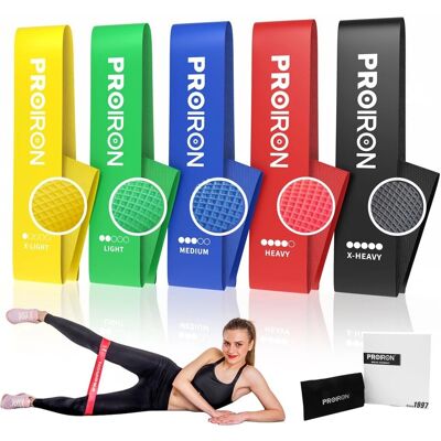 PROIRON - SetFasceResistenza - 60x5cm - Resistance bands set - Publicité PROIRON - SetFasceResistenza - 60x5cm - Resistance bands set - Publicité