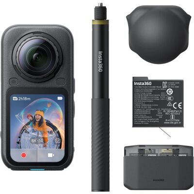 Insta360 - X6 - Midnight Black - 8K 360 - Actiecamera Insta360 - X6 - Midnight Black - 8K 360 - Actiecamera