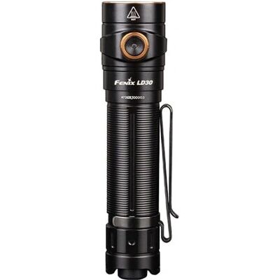 Fenix LD30 Lommelykt - 1600 lumens, IP68, LED, Svart Fenix LD30 Lommelykt - 1600 lumens, IP68, LED, Svart