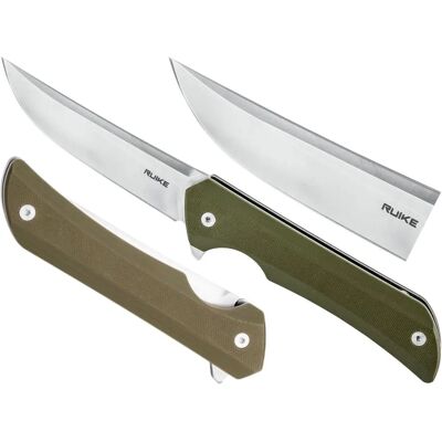 Ruike P121-G Faca Dobrável Verde - Faca de Bolso Ruike P121-G Faca Dobrável Verde - Faca de Bolso