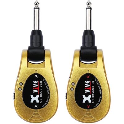 Xvive U2 Gold Wireless Guitar System - Audio & Stage Xvive U2 Gold Wireless Guitar System - Audio & Stage