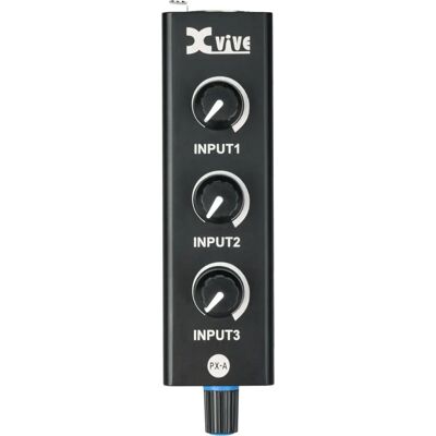 Mikser Xvive PX-A - 3-kanałowy mikser audio i wzmacniacz słuchawkowy Mikser Xvive PX-A - 3-kanałowy mikser audio i wzmacniacz słuchawkowy