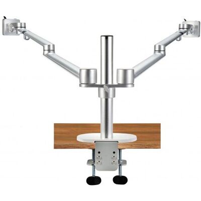 Spire Dual Monitorarm Aluminium - Verstellbar, Modern, Für 2 Bildschirme Spire Dual Monitorarm Aluminium - Verstellbar, Modern, Für 2 Bildschirme