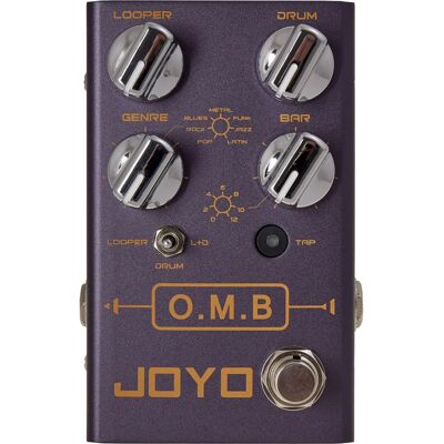Joyo R-06 O.M.B Looper/Drum Machine - Loopelő, Dob, Gitárhatás Joyo R-06 O.M.B Looper/Drum Machine - Loopelő, Dob, Gitárhatás