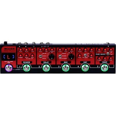 MOOER Red Truck Pédale multi-effets - Unité d'effets pour guitare - Publicité MOOER Red Truck Pédale multi-effets - Unité d'effets pour guitare - Publicité
