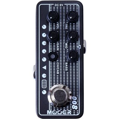 Mooer Mooer Micro Preamp 008 Cali-MK3 - Preamplifier - Svart & Vit - Gitarr Effekt Mooer Mooer Micro Preamp 008 Cali-MK3 - Preamplifier - Svart & Vit - Gitarr Effekt