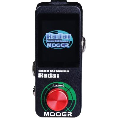 Mooer Radar högtalarkabinett-simulator - Gitarr-effekts pedal Mooer Radar högtalarkabinett-simulator - Gitarr-effekts pedal