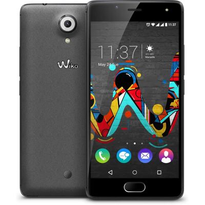 Wiko U Feel - Smartphone Android 6.0 Dual SIM da 5 pollici - Nero, Grigio Wiko U Feel - Smartphone Android 6.0 Dual SIM da 5 pollici - Nero, Grigio