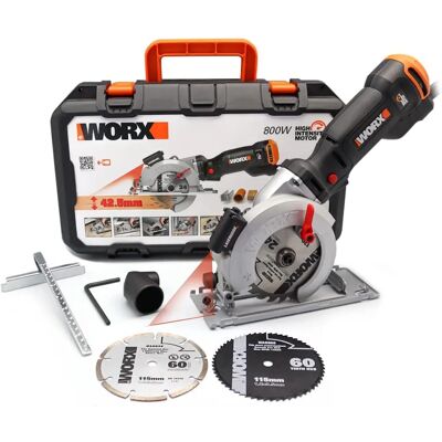Worx WX437 Scie Circulaire Laser - Puissante et Précise - Publicité Worx WX437 Scie Circulaire Laser - Puissante et Précise - Publicité