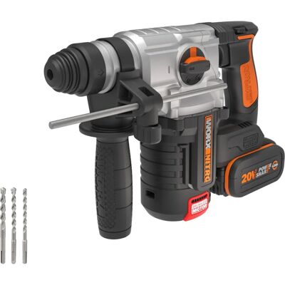 WORX WX380.9 bürstenloser 3-in-1 Akku-Bohrhammer WORX WX380.9 bürstenloser 3-in-1 Akku-Bohrhammer