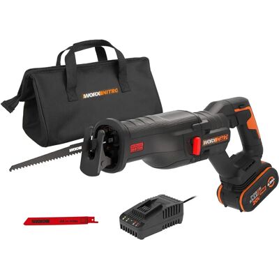 WORX WX516 NITRO Accu-Sabelzaag - 20V, krachtig draadloos WORX WX516 NITRO Accu-Sabelzaag - 20V, krachtig draadloos