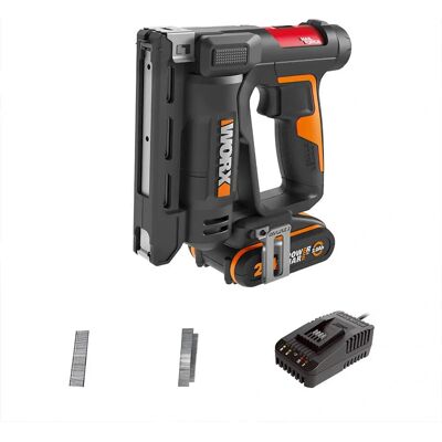 WORX WX843 Trådlös Spikpistol och Klammerpistol - Lätt, Justerbar WORX WX843 Trådlös Spikpistol och Klammerpistol - Lätt, Justerbar