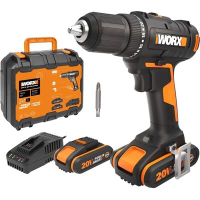 Perceuse sans fil WORX WX108 20V - Polyvalente & Compacte - Publicité Perceuse sans fil WORX WX108 20V - Polyvalente & Compacte - Publicité
