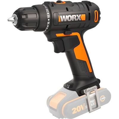 Perceuse sans fil Worx WX100.9 - 20V, 30Nm, Lumière LED - Publicité Perceuse sans fil Worx WX100.9 - 20V, 30Nm, Lumière LED - Publicité
