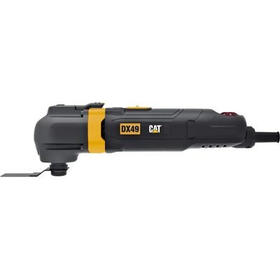 CAT DX49 - 350 W - 20000 OPM - Fekete/Sárga - Oszcilláló multifunkciós eszköz CAT DX49 - 350 W - 20000 OPM - Fekete/Sárga - Oszcilláló multifunkciós eszköz
