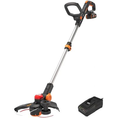 WORX Nitro WG173E Tondeuse sans fil 20V - 3-en-1, sans balais, léger - Publicité WORX Nitro WG173E Tondeuse sans fil 20V - 3-en-1, sans balais, léger - Publicité