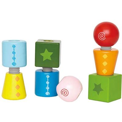 Hape E0416 Holzmotorikspielzeug - Bauklötze für Kinder Hape E0416 Holzmotorikspielzeug - Bauklötze für Kinder