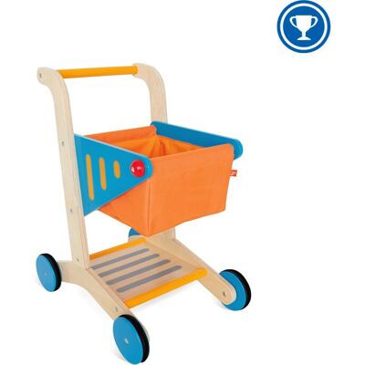 Hape FSC Drewniany Wózek Na Zakupy - Zabawa w Role - 3+ lat Hape FSC Drewniany Wózek Na Zakupy - Zabawa w Role - 3+ lat