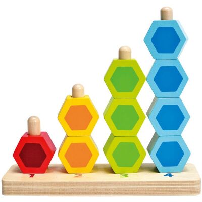 Hape E0504 Vzdělávací hračka - Stohovací hračka pro batolata Hape E0504 Vzdělávací hračka - Stohovací hračka pro batolata